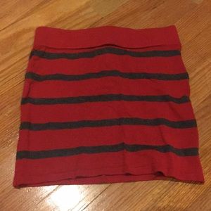 Nwt twelve by twelve la sweater knit mini skirt